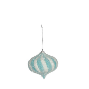 Onion Hanging Decoratioin - Turquoise - W10cm