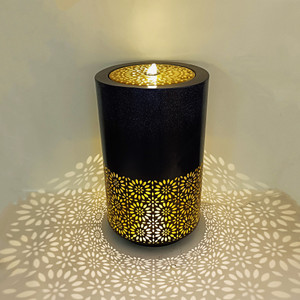 Tall metal water feature Midnight 53cm (Outdoor use) from Country Baskets