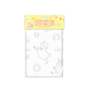 Colour Your Own Easter Table Cloth from Country Baskets