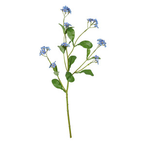 Forget-Me-Not Spray - Dark Blue - 49cm from Country Baskets