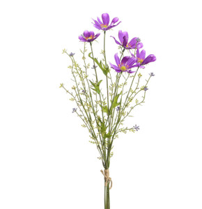 53cm Cosmos/Grass Bundle Purple
