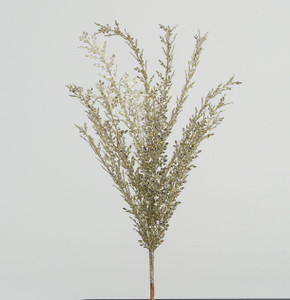 60cm Glitter Mini Leaf Bush Champ