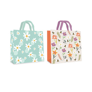 Large Square PP Bag Daisy & Bee's Assorted from Country Baskets