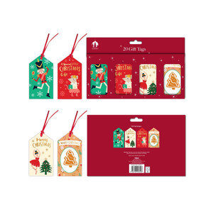 16 Nutcracker Design Luggage Gift Tags from Country Baskets
