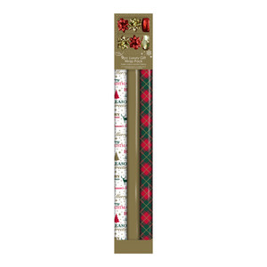 Tartan Metallic Wrap Compendium 18S Fsc from Country Baskets