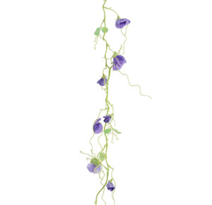 110cm Sweet Pea Garland Purple