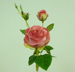 55cm Rose Spray Pink