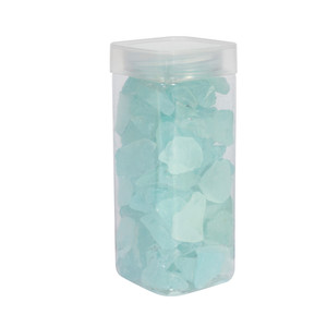 Sea Glass 10-20mm - Aqua - Square Jar - 750gr from Country Baskets