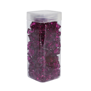 Acrylic Stone - Large - Dk Purple - Square Jar - 300gr from Country Baskets