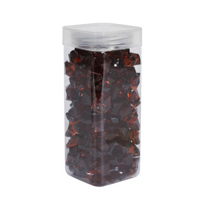 Acrylic Stone - Large - Dark Amber - Square Jar - 300gr from Country Baskets