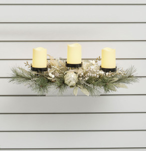 72cm Glitter Leaf/Pine Centre Cham from Country Baskets