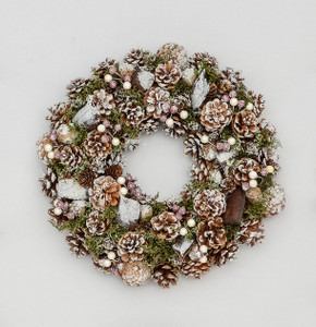 38cm Boxed Frost Cone Natural Wrth from Country Baskets