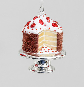 12cm Glass Cake Decoration from Country Baskets 12cm Glass Cake Decoration from Country Baskets