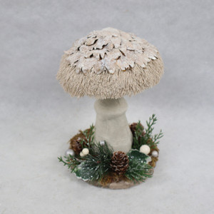 Mushroom Ornament Glitter small 14x20cm