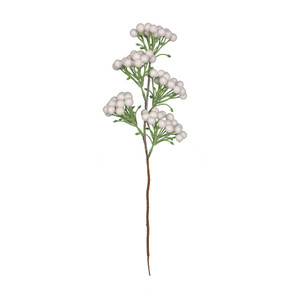Frosted white berry spray 
