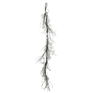 Garland white and silver 150x20x6cm Garland white and silver 150x20x6cm