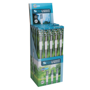 Solar Light Stainless Steel Tube Design, Total Length Including Spike 70Cm Dia 3