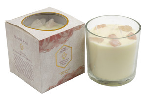 12X12cm Rose Quartz Candle
