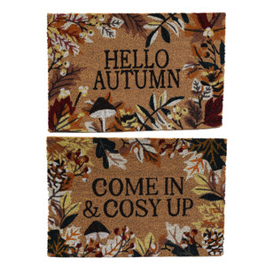 60X40Cm Autumn Doormat 2 Asst 