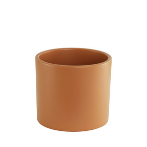 Orange Ceramic Pot 12.5cm