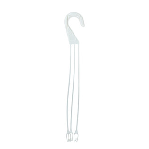 Plastic Hanging Basket Holders (White) 