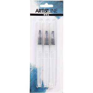 Water Brushes, size S+M+L, 10 ml, 3 pc 1 pack