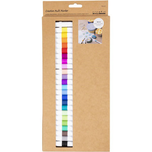 Creative Multi Marker, line 4 mm, assorted colours, 24 pc 1 pack