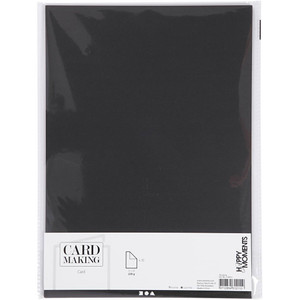 Card, A4, sheet 210x297 mm, 220 g, black, 10 pc 1 pack