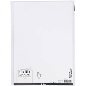 Card, A4, sheet 210x297 mm, 220 g, white, 10 pc 1 pack