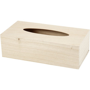 Tissue Box Holder, size 27x14x8 cm, 1 pc