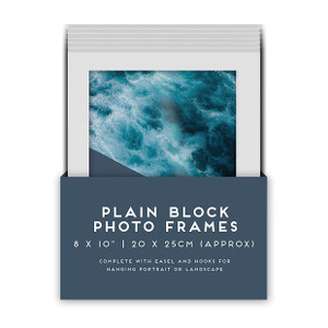 White Block Photo Frame 8 X 10"  