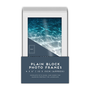 White Photo Frame 4 X 6"  