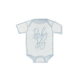 Blue Baby Boy Babygrow Paper Napkins Pack of 16