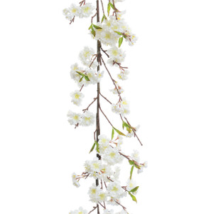 60" Blossom Garland Cream