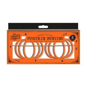 Halloween Wooden Cut Out Pumpkin Bunting