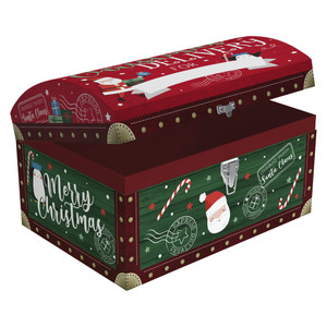 3Pc Xmas Eve Personalised Delivery Toy Chest 