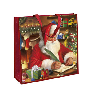 Trad Santa Jumbo Woven Bag for life