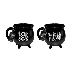 Halloween Cauldron Mug 2 Assorted