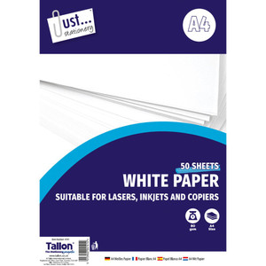 A4 White Copy Paper 50 Sheets 80gsm