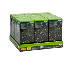 Solar Strings - 200 Warm White LEDs  