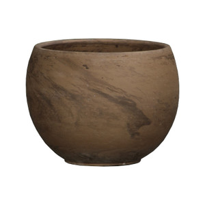 Basalt Terracotta Sphere Pot
