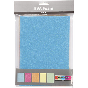 EVA Foam Sheets, assorted colours, A5, 150x210 mm 1 pack