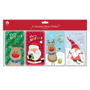 Money Wallets XMAS 4 Pk Cute Header 