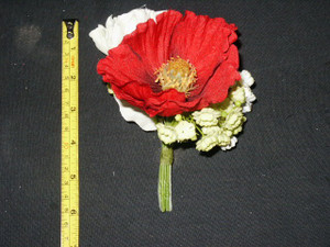 Poppy/Sweetpea Bouquet Red
