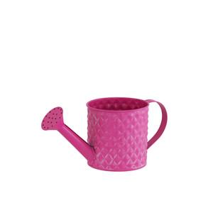 Zinc Watering Can Pink 10.5cm