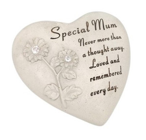 Special Mum Diamante Heart Book 18x17cm