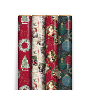 4M Trad Gift Wrap 4 Assorted designs