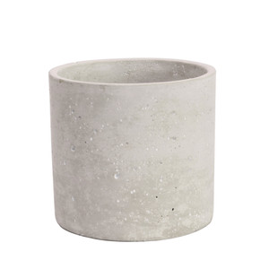 Round Cement Flower Pot 12.5x11cm (1/12)