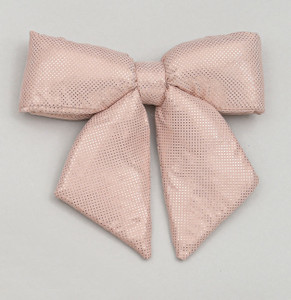 28cm Plush Bow Decoration Pink