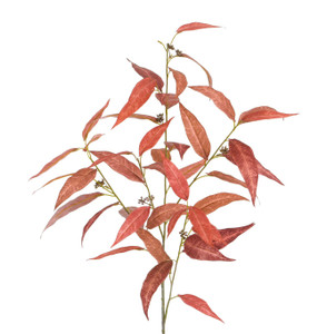 100cm Leaf Spray Red